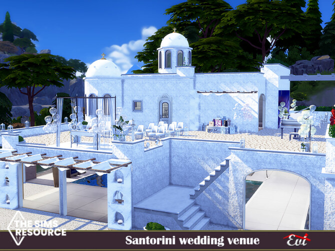 Santorini Wedding Venue by evi at TSR