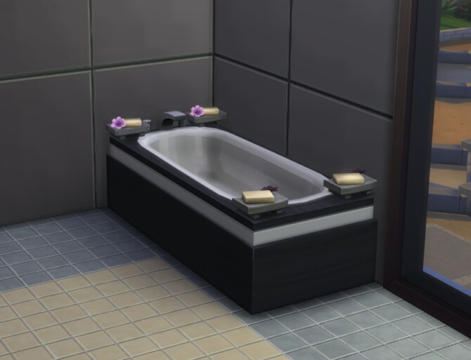 Slotted Items Bathtubs by Ilex at Mod The Sims 4