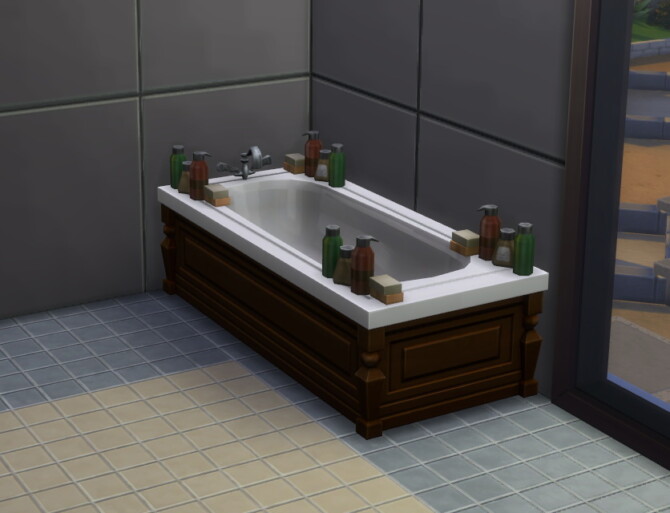 Slotted Items Bathtubs by Ilex at Mod The Sims 4