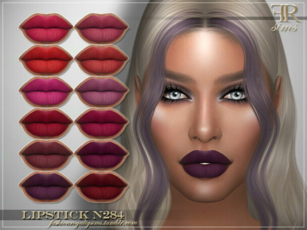 Frs Lipstick N284 By Fashionroyaltysims At Tsr Frs Lipstick N284 By