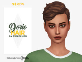 Dorie Pixie Cut Hair by Nords at TSR - Lana CC Finds