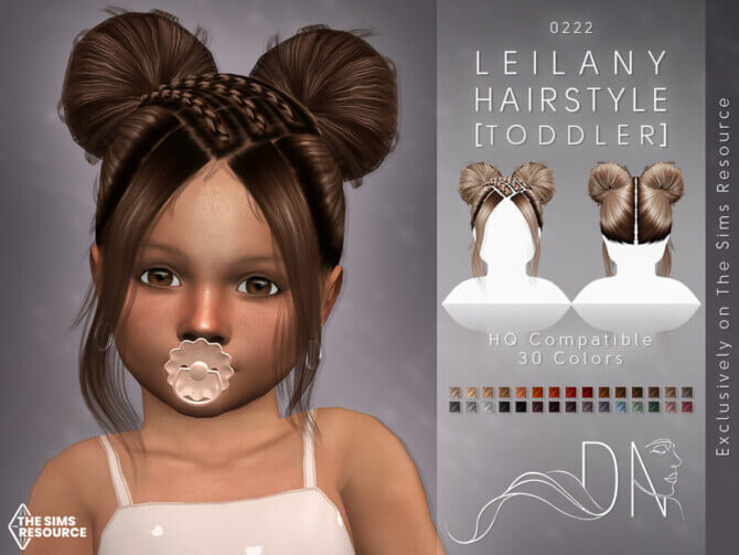 Leilany Hairstyle [Toddler] by DarkNighTt at TSR lana cc finds
