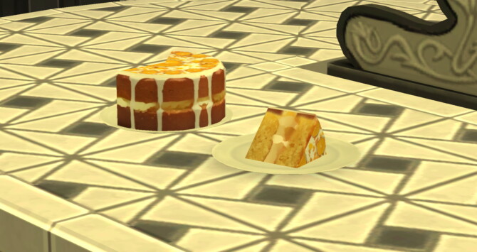 Lemon Drizzle Cake by RobinKLocksley at Mod The Sims 4