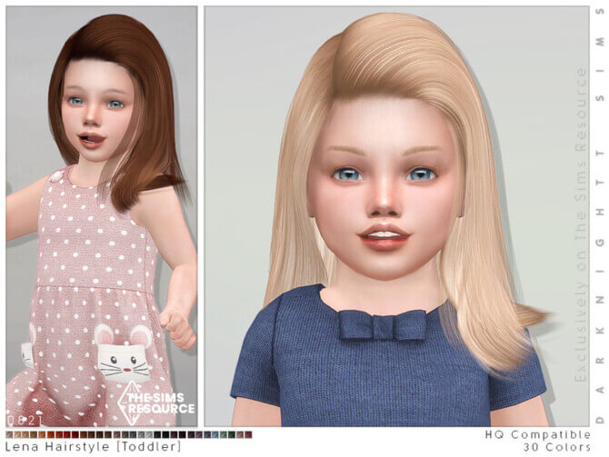 Lena Hairstyle Toddler by DarkNighTt