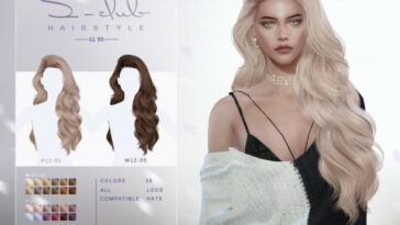 The Sims Resource - Short bob cut hairstyle(Amanda) by S-Club