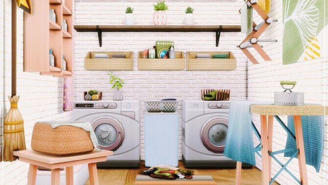 Laundry Room by lotsbymanal at TSR - Lana CC Finds