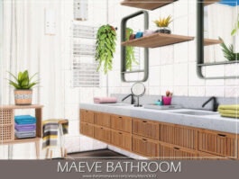 Maeve Bathroom by MychQQQ at TSR - Lana CC Finds