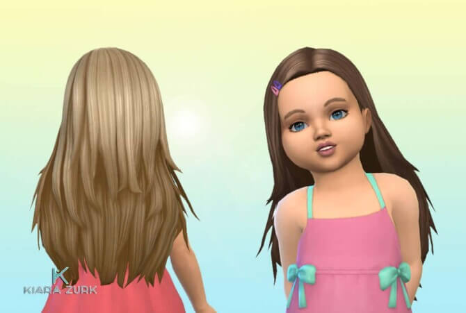 Monica Hairstyle for Toddlers + Clips at My Stuff Origin