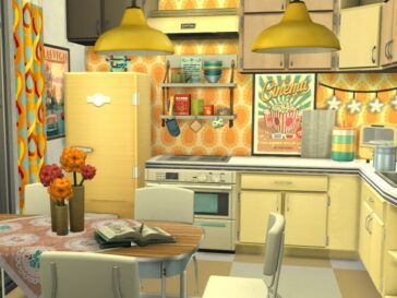 Retro Kitchen by Flubs79 at TSR - Lana CC Finds