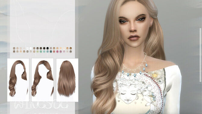 Wings To0729 Fluffy Male Hair By Wingssims At Tsr Lana Cc Finds