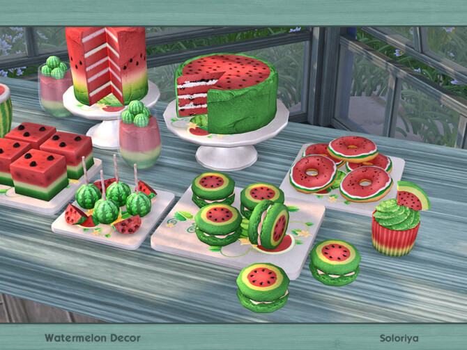 Watermelon Decor by soloriya at TSR