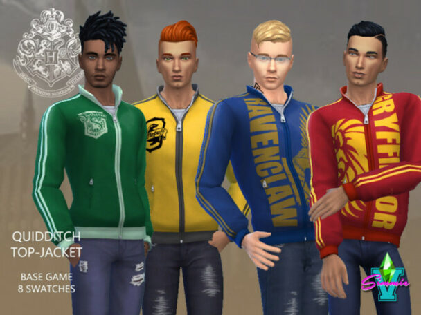 Hogwarts Quidditch Top by SimmieV at TSR - Lana CC Finds