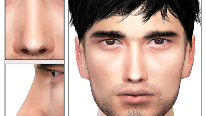 P Male Nosepreset N1 By Seleng At Tsr Lana Cc Finds