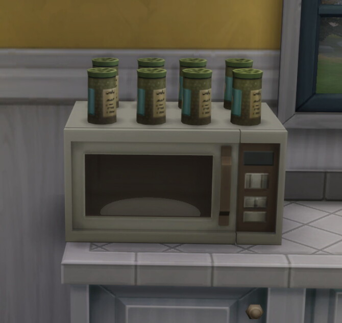 Slotted Items Microwaves by Ilex at Mod The Sims 4