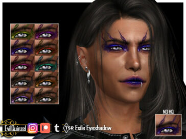 Exile Eyeshadow by EvilQuinzel at TSR - Lana CC Finds