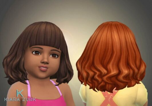 Marina Hairstyle for Toddlers at My Stuff Origin - Lana CC Finds