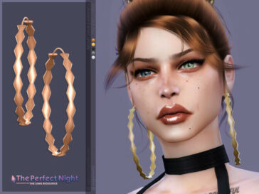 Night Diva earrings by sugar owl at TSR - Lana CC Finds