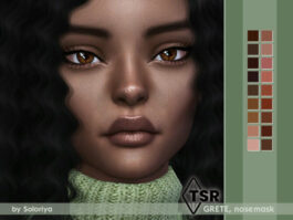 Nosemask Grete by soloriya at TSR - Lana CC Finds