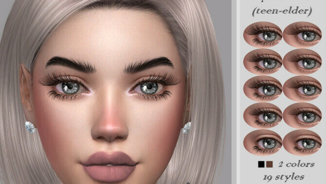 lim 3D eyelashes (Toddler) by coffeemoon at TSR - Lana CC Finds