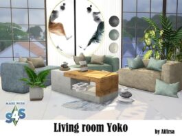 Yoko Livingroom at Aifirsa - Lana CC Finds