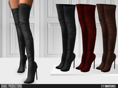 598 High Heel Boots by ShakeProductions at TSR - Lana CC Finds