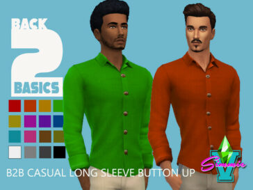B2B Casual Long Sleeve by SimmieV at TSR - Lana CC Finds