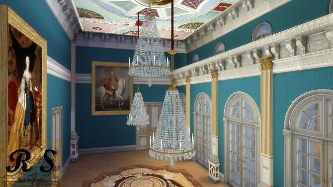 Regal Sims – Objects, Lighting: Fontainebleau Chandelier Set.