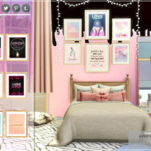Wall Art Picture For Bakery Set 2 by Sims House at TSR - Lana CC Finds