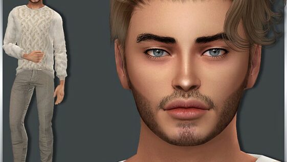 Sim Brad Pitt As Vampire Louis By Bakalia At Tsr Lana Cc Finds