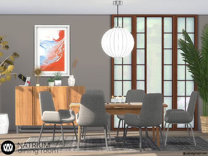 Natrium Dining Room by wondymoon at TSR - Lana CC Finds