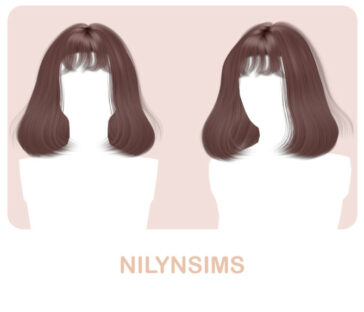 BLUEBEAR HAIR at Nilyn Sims 4 - Lana CC Finds