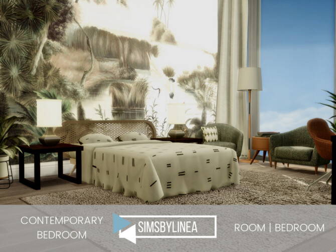 Celia Bedroom - SunKissedLilacs Sims 4 CC