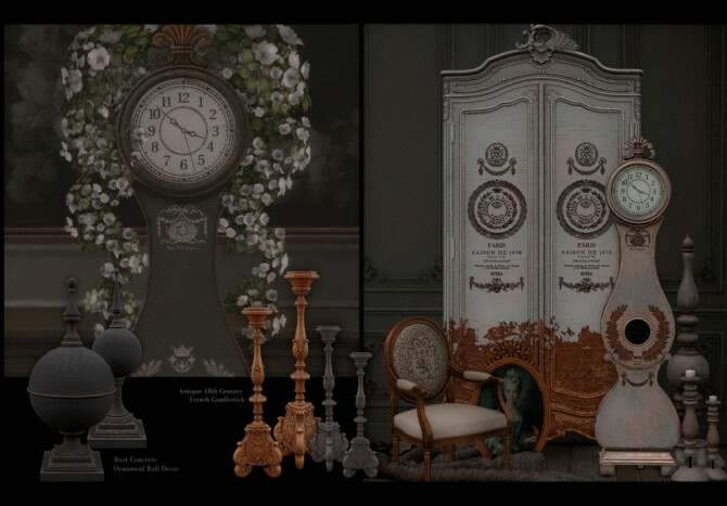 PARISIAN PART II antique french collection pack at AggressiveKitty

