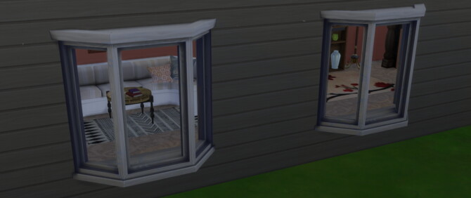 Very Basic Bay Window by lowflyer at Mod The Sims 4
