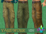 Yardwork Cargo Pants by SimmieV at TSR - Lana CC Finds