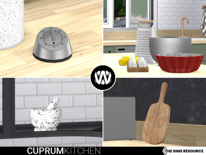Cuprum Kitchen Decorations by wondymoon at TSR

