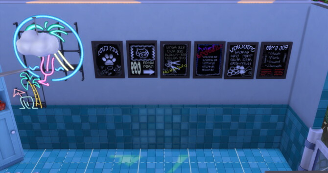 Menu/Specials Chalkboards For Your Business Venues at Mod The Sims 4
