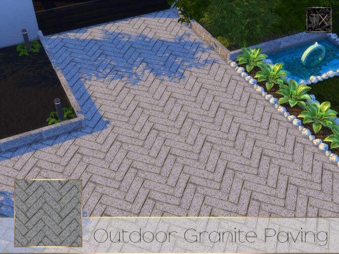 Outdoor Granite Paving TX by theeaax at TSR
