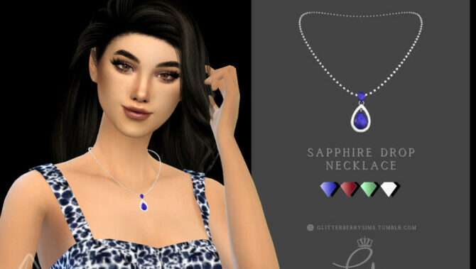 Purple Heart Necklace By Glitterberryfly At Tsr Lana Cc Finds