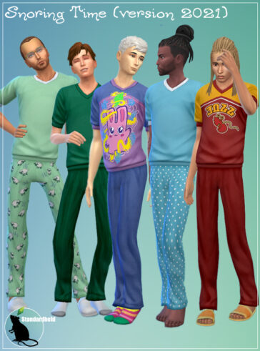 Snoring Time pajama at Standardheld - Lana CC Finds