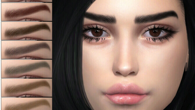 Soft Angled Eyebrows No 29 by cosimetic at TSR - Lana CC Finds