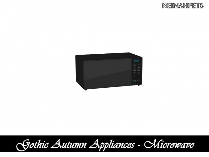 Gothic Autumn Appliances by neinahpets at TSR
