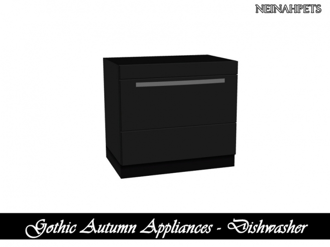 Gothic Autumn Appliances by neinahpets at TSR
