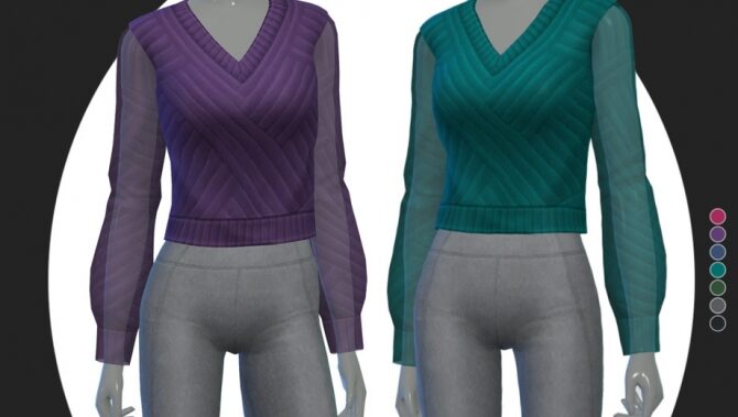 Tunnel Vision Top by Pipco at TSR - Lana CC Finds