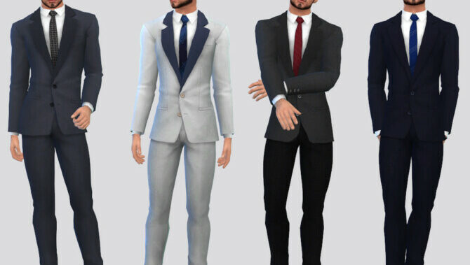Formal Tuxedo Suit by McLayneSims at TSR - Lana CC Finds