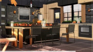 Simsational Designs: Essa Kitchen - Modern Kitchen Set with 14 New