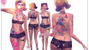 Tattoos Archives  The Sims 3 Catalog