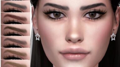 Soft Angled Eyebrows No 29 by cosimetic at TSR - Lana CC Finds