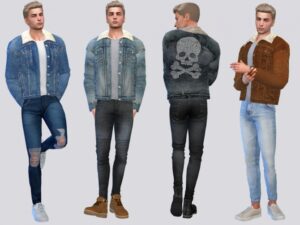 Morris Shearling Jacket by McLayneSims at TSR - Lana CC Finds