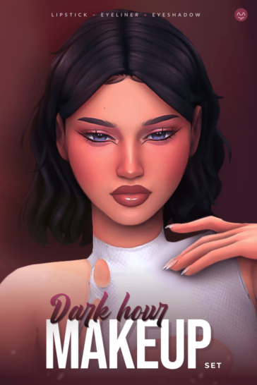 Dark Hour Makeup Set by twisted-cat - Lana CC Finds